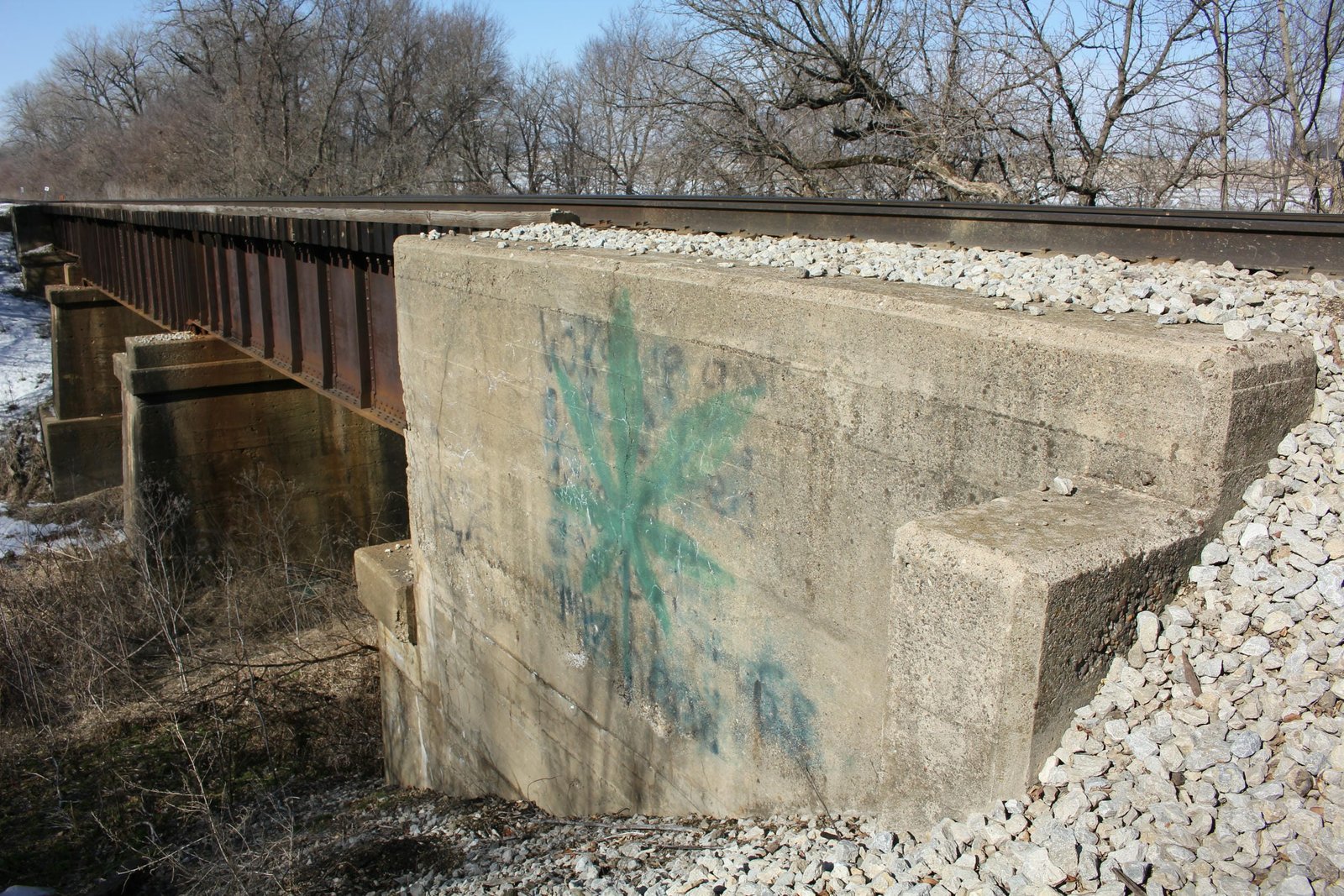 East abutment